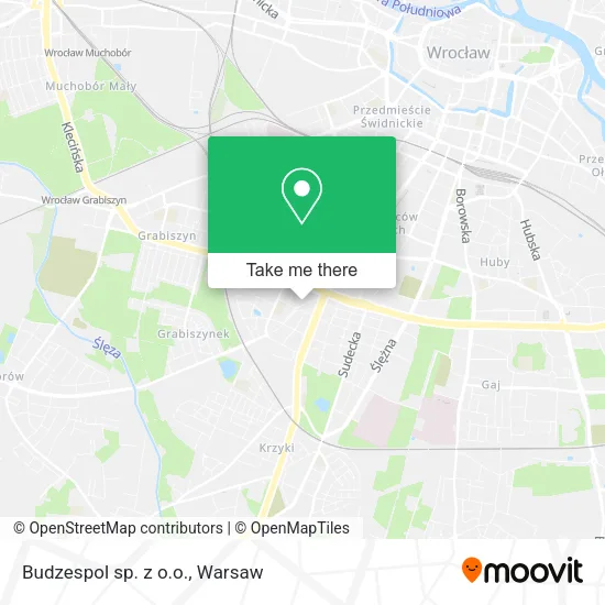 Карта Budzespol sp. z o.o.