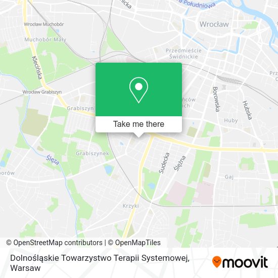 Dolnośląskie Towarzystwo Terapii Systemowej map