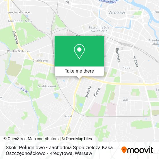 Skok. Południowo - Zachodnia Spółdzielcza Kasa Oszczędnościowo - Kredytowa map