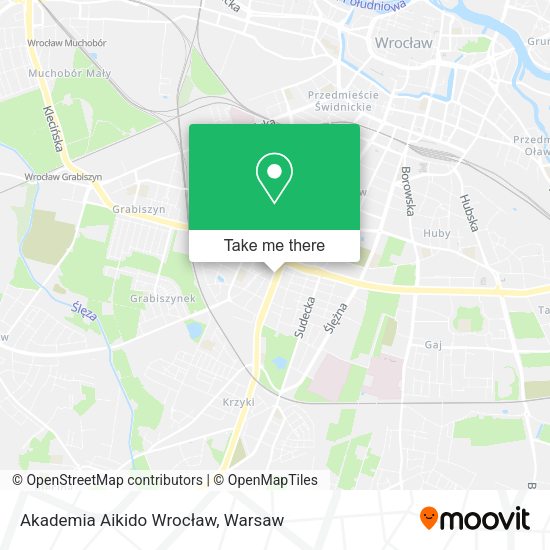 Akademia Aikido Wrocław map