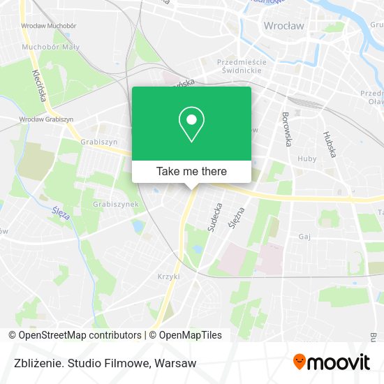 Zbliżenie. Studio Filmowe map