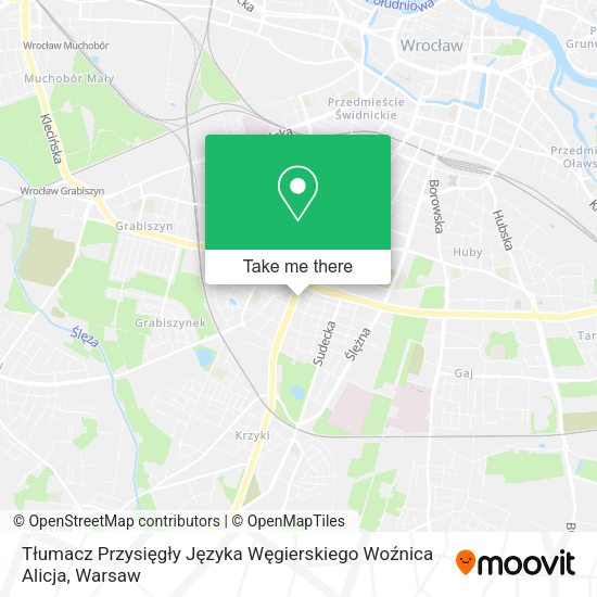 Tłumacz Przysięgły Języka Węgierskiego Woźnica Alicja map