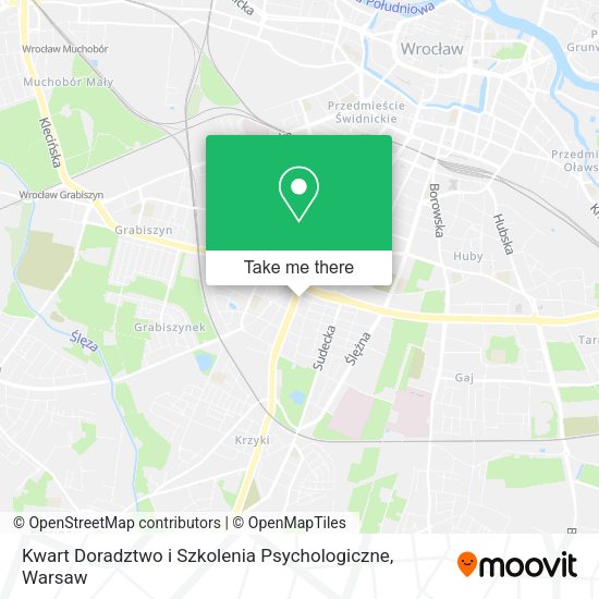 Карта Kwart Doradztwo i Szkolenia Psychologiczne