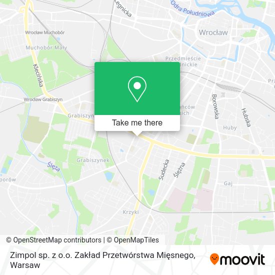 Zimpol sp. z o.o. Zakład Przetwórstwa Mięsnego map