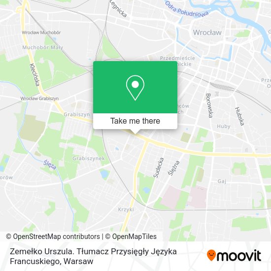 Zemełko Urszula. Tłumacz Przysięgły Języka Francuskiego map