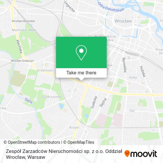 Zespół Zarzadców Nieruchomości sp. z o.o. Oddział Wrocław map