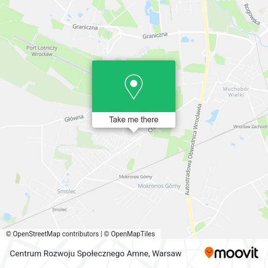 Centrum Rozwoju Społecznego Amne map