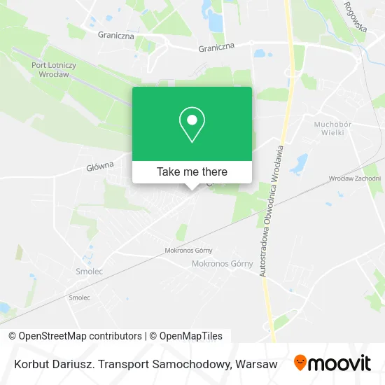 Карта Korbut Dariusz. Transport Samochodowy