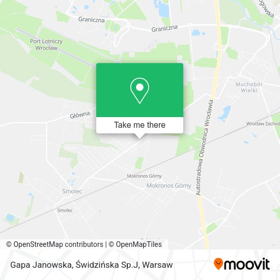 Gapa Janowska, Świdzińska Sp.J map