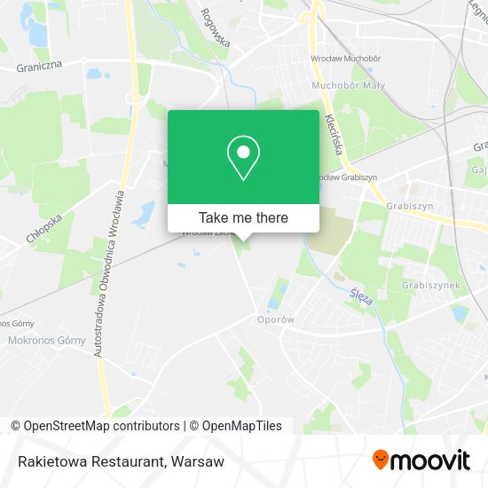 Rakietowa Restaurant map