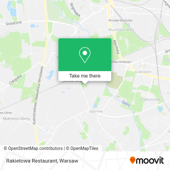 Rakietowa Restaurant map