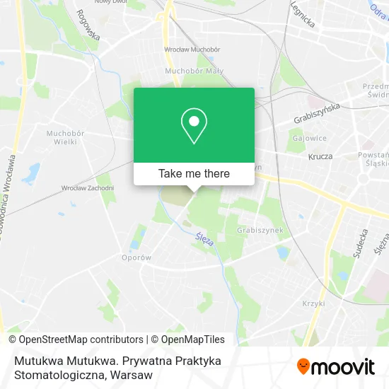 Карта Mutukwa Mutukwa. Prywatna Praktyka Stomatologiczna