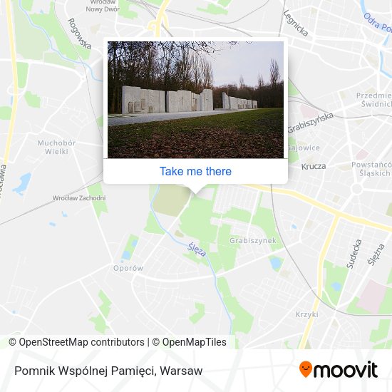 Pomnik Wspólnej Pamięci map