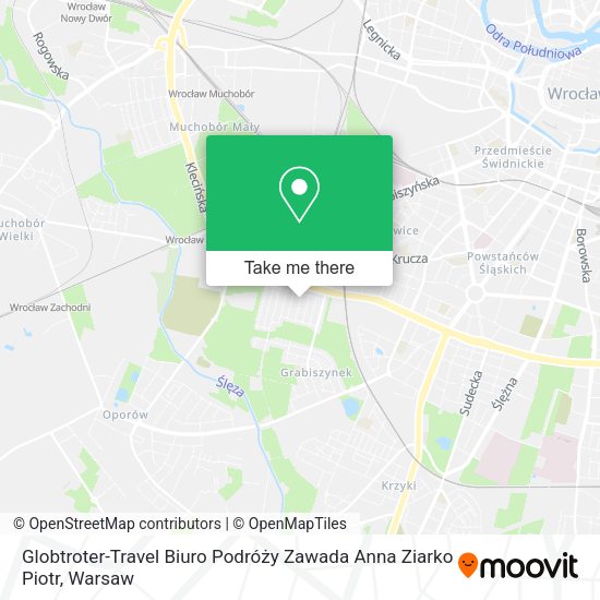 Globtroter-Travel Biuro Podróży Zawada Anna Ziarko Piotr map