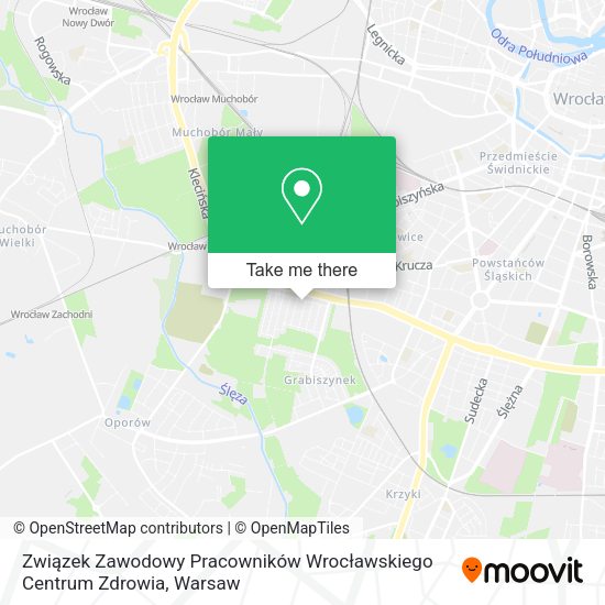 Związek Zawodowy Pracowników Wrocławskiego Centrum Zdrowia map