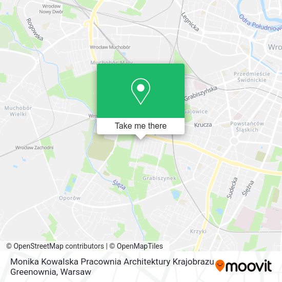 Monika Kowalska Pracownia Architektury Krajobrazu Greenownia map