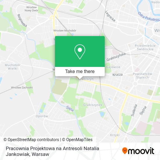 Pracownia Projektowa na Antresoli Natalia Jankowiak map