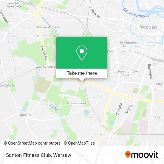 Santon Fitness Club map