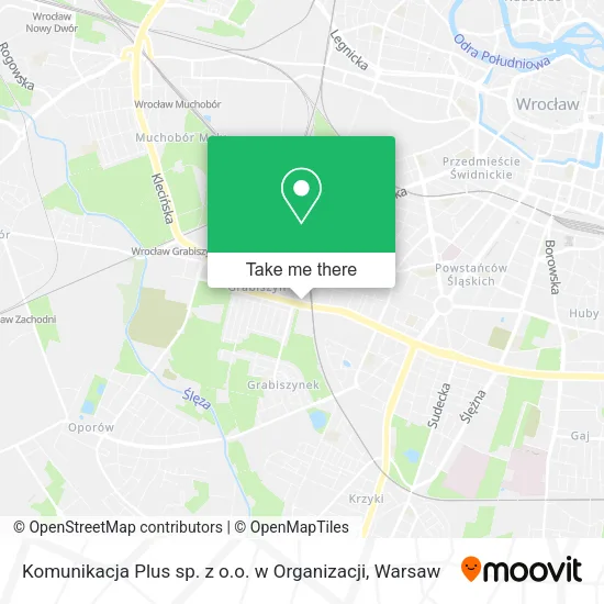 Карта Komunikacja Plus sp. z o.o. w Organizacji