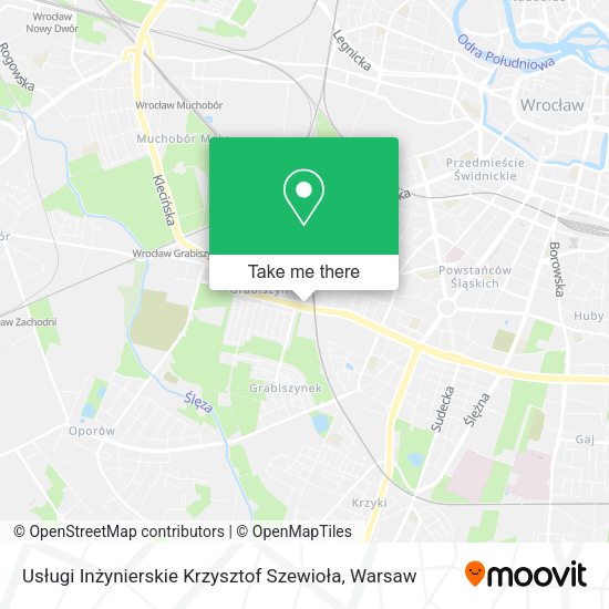 Usługi Inżynierskie Krzysztof Szewioła map