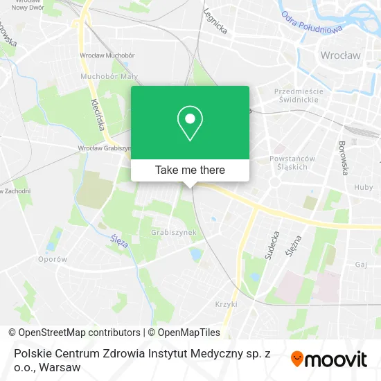 Карта Polskie Centrum Zdrowia Instytut Medyczny sp. z o.o.
