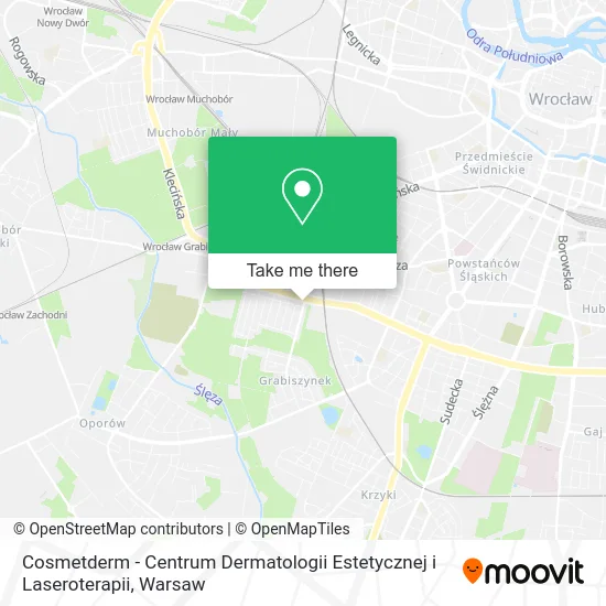 Карта Cosmetderm - Centrum Dermatologii Estetycznej i Laseroterapii