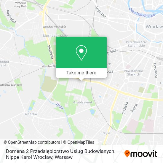 Domena 2 Przedsiębiorstwo Usług Budowlanych. Nippe Karol Wrocław map