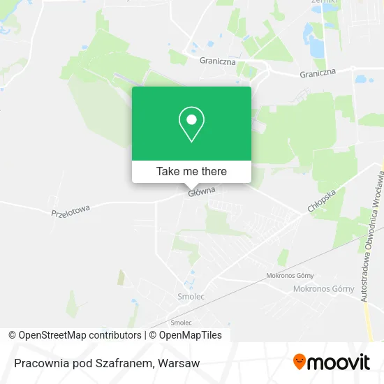 Карта Pracownia pod Szafranem