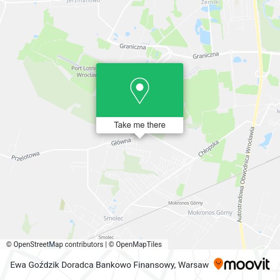 Ewa Goździk Doradca Bankowo Finansowy map