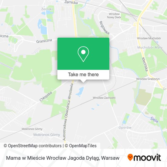 Mama w Mieście Wrocław Jagoda Dyląg map