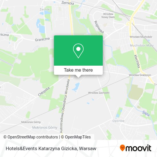 Hotels&Events Katarzyna Gizicka map