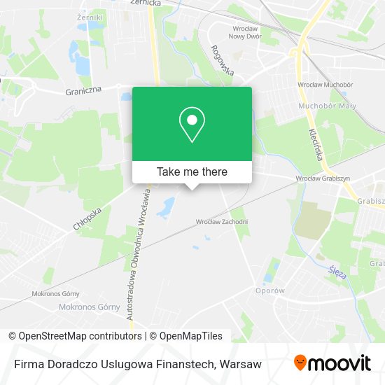 Firma Doradczo Uslugowa Finanstech map