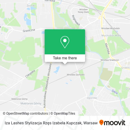 Iza Lashes Stylizacja Rzęs Izabela Kupczak map