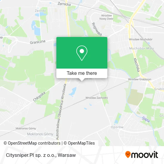 Карта Citysniper.Pl sp. z o.o.
