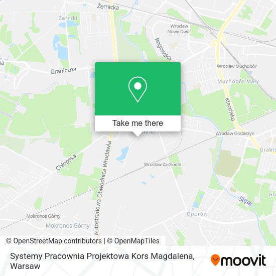 Systemy Pracownia Projektowa Kors Magdalena map