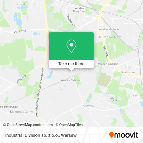 Карта Industrial Division sp. z o.o.