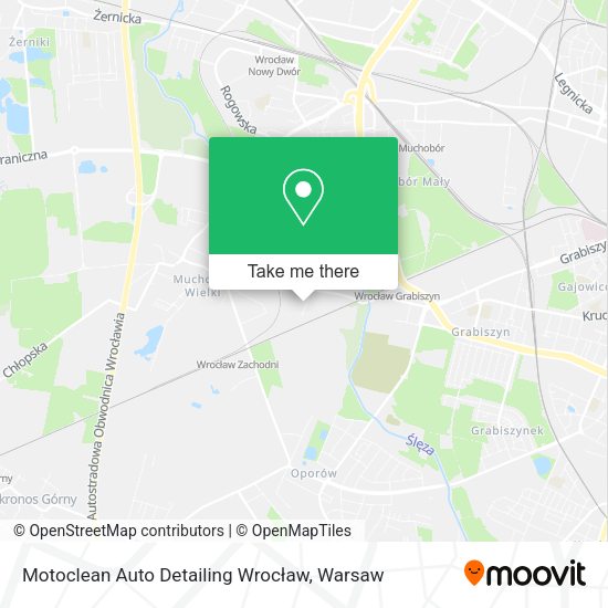 Карта Motoclean Auto Detailing Wrocław