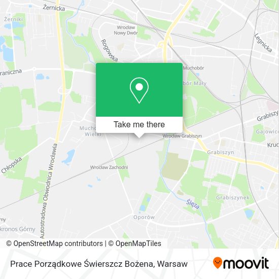 Prace Porządkowe Świerszcz Bożena map