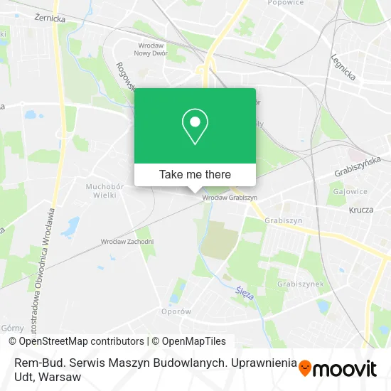 Карта Rem-Bud. Serwis Maszyn Budowlanych. Uprawnienia Udt