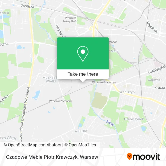 Карта Czadowe Meble Piotr Krawczyk