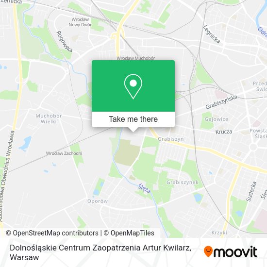 Карта Dolnośląskie Centrum Zaopatrzenia Artur Kwilarz