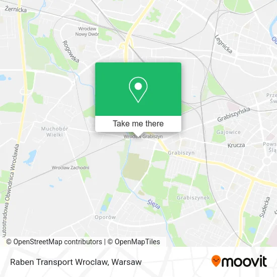 Карта Raben Transport Wroclaw