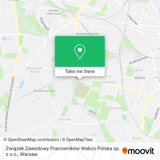 Карта Związek Zawodowy Pracowników Wabco Polska sp. z o.o.