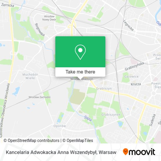 Карта Kancelaria Adwokacka Anna Wszendybył