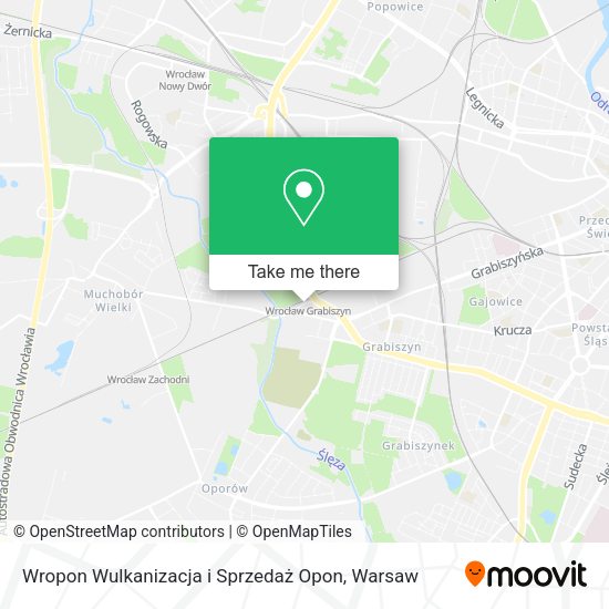 Wropon Wulkanizacja i Sprzedaż Opon map