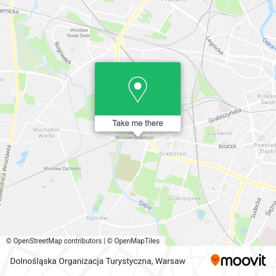 Карта Dolnośląska Organizacja Turystyczna