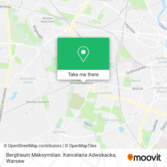 Карта Bergtraum Maksymilian. Kancelaria Adwokacka