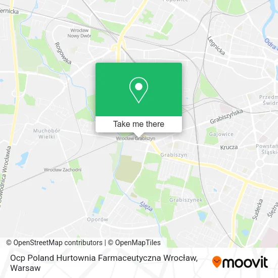 Карта Ocp Poland Hurtownia Farmaceutyczna Wrocław