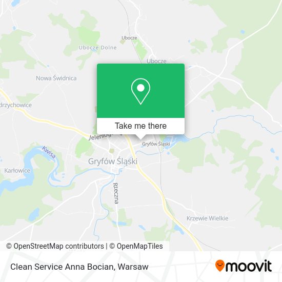 Clean Service Anna Bocian map