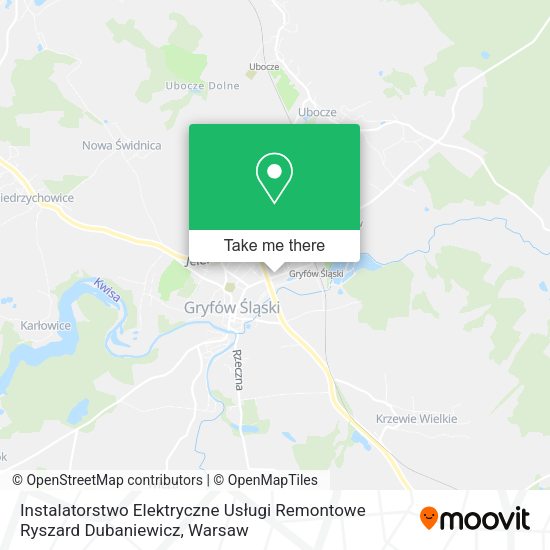 Instalatorstwo Elektryczne Usługi Remontowe Ryszard Dubaniewicz map